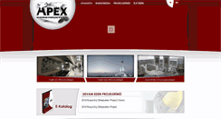 Desktop Screenshot of apex-const.com